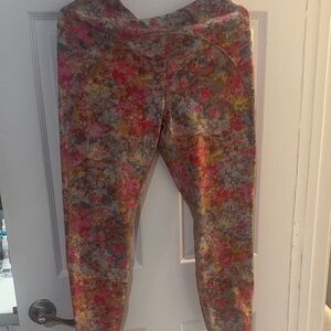 lululemon athletica Multicolor Floral Leggings